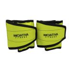 Caneleira de peso 8kg amarelo neon - par | iniciativa fitness