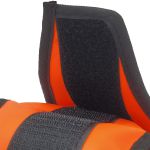 Caneleira de peso 3kg laranja neon - par | iniciativa fitness
