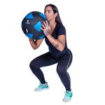 WALL BALL 4KG EM COURO LEGITIMO - | INICIATIVA FITNESS