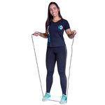 Corda de pular regulagem de tamanho pegador | iniciativa fitness