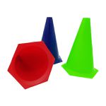 Kit 10 cone de agilidade 24cm