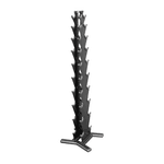 Kit halteres sextavado emborrachado com pegada cromada 1 a 10 kg + suporte iniciativa fitness