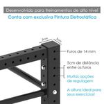 Rack de parede para agachamento gaiola de 3 módulos | iniciativa fitness