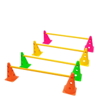 Kit cone de agilidade com barreiras (8 cones + 4 barreiras) | iniciativa fitness