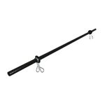 Kit 18kg barra e anilhas emborrachadas - 1kg, 3kg, 5kg + barra com presilha