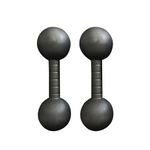 Halter injetado 1kg par | iniciativa fitness