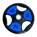 ANILHA OLIMPICA 10KG TOPCOLOR INICIATIVA FITNESS