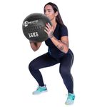 Wall ball 4kg preto iniciativa fitness