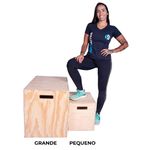 caixa de saltos 35x40x45 - caixote pequeno para crossfit iniciativa fitness