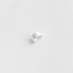 Piercing fake argola larga lisa prata 925