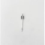 Pingente flecha vertical prata 925 