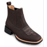 Botina Texana Brahman Boots Vira Francesa Café