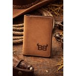 Kit Brahman Boots: Botina Braquiado Café + Carteira Conhaque