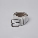 Cinto Branco Masculino Fasolo Clássico