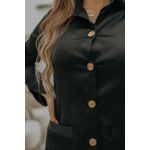 Jaleco Feminino Saia - Preto