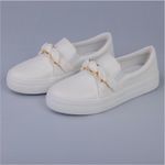Tênis Branco Bebece Slip On