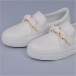 Tênis Branco Bebece Slip On