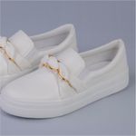 Tênis Branco Bebece Slip On