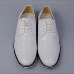 Sapato Branco Masculino Brogue