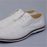 Sapato Branco Masculino Brogue
