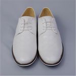 Sapato Branco Masculino Brogue