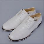 Sapato Branco Masculino Brogue