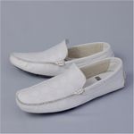 Sapato Branco Masculino Mocassim
