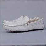 Sapato Branco Masculino Mocassim