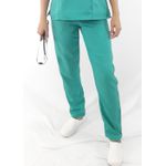 Calça Scrub Verde Jade Gabardine Pijama Cirúrgico 