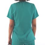 Camisa Scrub Verde Jade Feminino Pijama Cirúrgico 