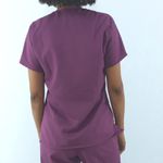 Camisa Scrub Roxo Feminino Pijama Cirúrgico