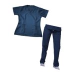 Conjunto Cirúrgico Azul Marinho Gabardine