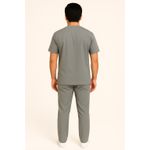 Camisa Scrub Cinza Masculina - Privativo Pijama Cirúrgico