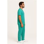 Camisa Scrub Verde Jade Masculina - Privativo Pijama Cirúrgico