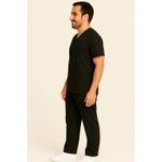 Camisa Scrub Preta Masculina - Privativo Pijama Cirúrgico