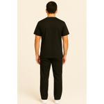 Calça Preta Gabardine Masculina - Pijama Cirúrgico Scrub