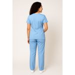 Calça Azul Bebe em Gabardine - Scrub Privativo