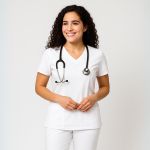 Camisa Scrub Branca Gabardine - Privativo Pijama Cirúrgico
