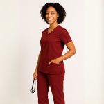 Camisa Marsala Scrub Basic Pijama Cirúrgico