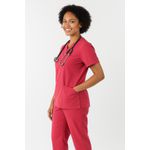 Camisa Scrub Pijama Cirúrgico Rosa PInk