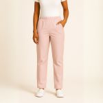 Calça Rosa Bebê Gabardine Scrub Pijama Cirúrgico