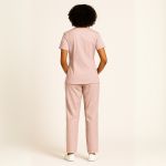 Camisa Scrub Pijama Cirúrgico Rosa Bebê