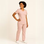 Camisa Scrub Pijama Cirúrgico Rosa Bebê