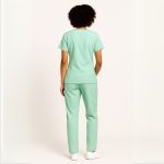 Camisa Scrub Verde Agua em Gabardine - Feminino