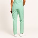 Calça em Gabardine Verde Água