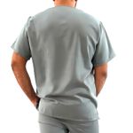 Camisa Scrub Cinza Masculina - Privativo Pijama Cirúrgico