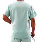 Camisa Scrub Verde Água Masculina - Privativo Pijama Cirúrgico 