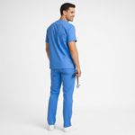 Camisa Scrub Masculina Azul Celeste - Pijama Privativo Homem