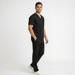 Camisa Scrub Preta Masculina - Privativo Pijama Cirúrgico
