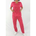 Calça Rosa Pink Gabardine Scrub Pijama Cirúrgico
